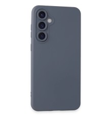 Samsung Galaxy S24 Kılıf Nano içi Kadife Silikon - Gri
