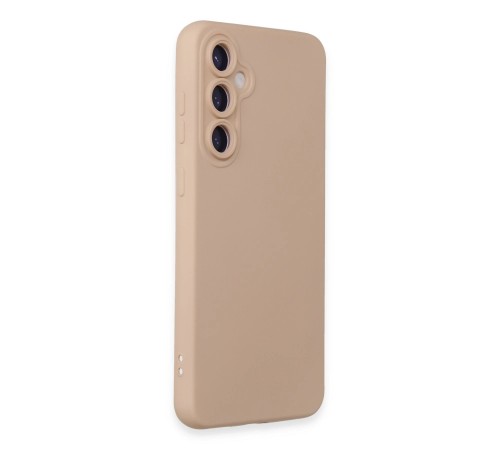 Samsung Galaxy S24 Kılıf Nano içi Kadife Silikon - Pudra Samsung Galaxy S24 Kılıf Nano içi Kadife Silikon - Pudra