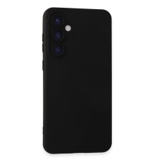 Samsung Galaxy S24 Plus Kılıf Nano içi Kadife Silikon - Siyah