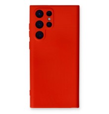 Samsung Galaxy S24 Ultra Kılıf Nano içi Kadife Silikon - Kırmızı
