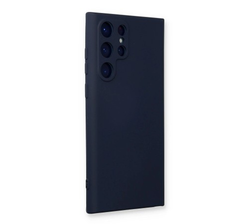 Samsung Galaxy S24 Ultra Kılıf Nano içi Kadife Silikon - Lacivert Samsung Galaxy S24 Ultra Kılıf Nano içi Kadife Silikon - Lacivert