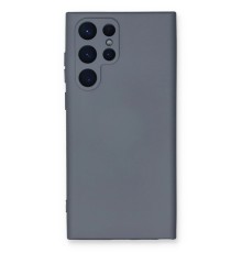 Samsung Galaxy S24 Ultra Kılıf Nano içi Kadife Silikon - Gri