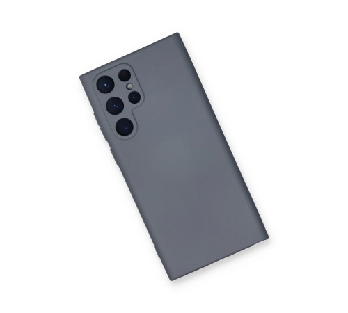 Samsung Galaxy S24 Ultra Kılıf Nano içi Kadife Silikon - Gri Samsung Galaxy S24 Ultra Kılıf Nano içi Kadife Silikon - Gri