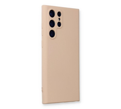 Samsung Galaxy S24 Ultra Kılıf Nano içi Kadife Silikon - Pudra Samsung Galaxy S24 Ultra Kılıf Nano içi Kadife Silikon - Pudra