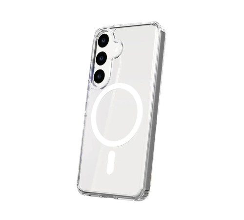 Samsung Galaxy S24 Kılıf Magneticsafe Şeffaf Silikon - Şeffaf Samsung Galaxy S24 Kılıf Magneticsafe Şeffaf Silikon - Şeffaf