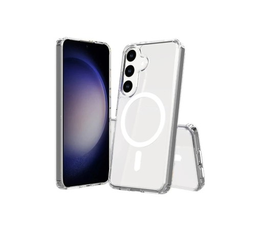 Samsung Galaxy S24 Plus Kılıf Magneticsafe Şeffaf Silikon - Şeffaf Samsung Galaxy S24 Plus Kılıf Magneticsafe Şeffaf Silikon - Şeffaf