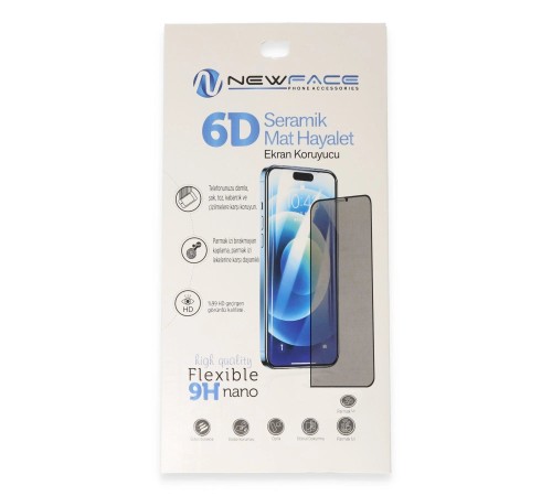 Samsung Galaxy A05 6D Antistatik Mat Seramik Hayalet Nano Ekran Koruyucu