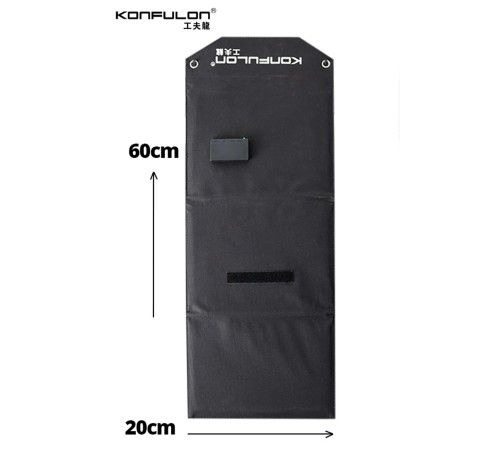 Konfulon SH-03 30W Hızlı Şarj Taşınabilir Güneş Enerji Paneli Şarj İstasyonu - Siyah Konfulon SH-03 30W Hızlı Şarj Taşınabilir Güneş Enerji Paneli Şarj İstasyonu - Siyah