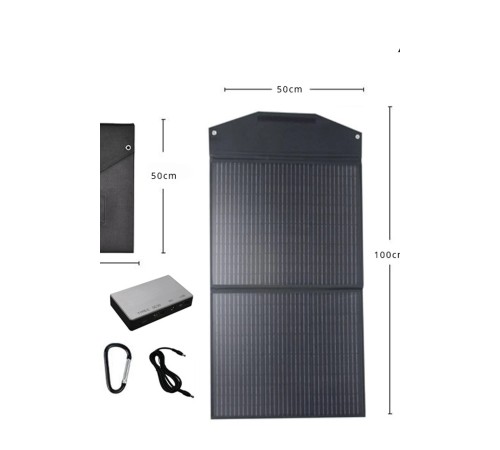 Konfulon SH-04 100W Hızlı Şarj Taşınabilir Güneş Enerji Paneli Şarj İstasyonu - Siyah Konfulon SH-04 100W Hızlı Şarj Taşınabilir Güneş Enerji Paneli Şarj İstasyonu - Siyah