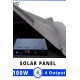 Konfulon SH-04 100W Hızlı Şarj Taşınabilir Güneş Enerji Paneli Şarj İstasyonu - Siyah