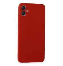 Samsung Galaxy A05 Kılıf First Silikon - Kırmızı