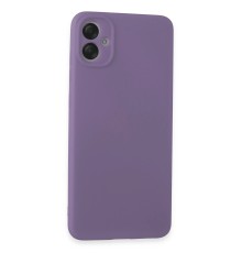 Samsung Galaxy A05 Kılıf First Silikon - Lila