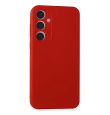 Samsung Galaxy A15 4G Kılıf First Silikon - Kırmızı