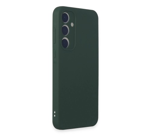 Samsung Galaxy A15 4G Kılıf First Silikon - Koyu Yeşil