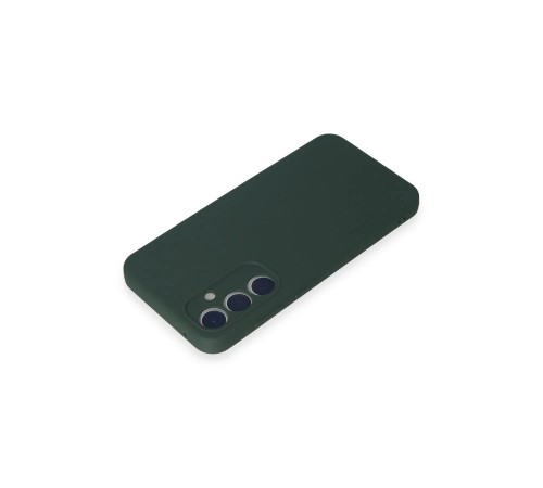 Samsung Galaxy A15 4G Kılıf First Silikon - Koyu Yeşil