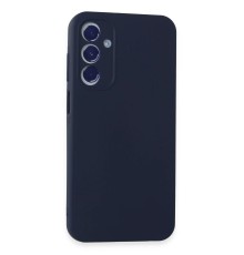 Samsung Galaxy A35 5G Kılıf First Silikon - Lacivert