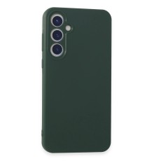 Samsung Galaxy A55 5G Kılıf First Silikon - Koyu Yeşil