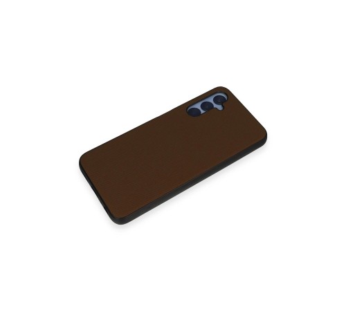Samsung Galaxy A15 4G Kılıf Taft Kapak - Kahverengi