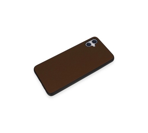 Samsung Galaxy A05 Kılıf Taft Kapak - Kahverengi