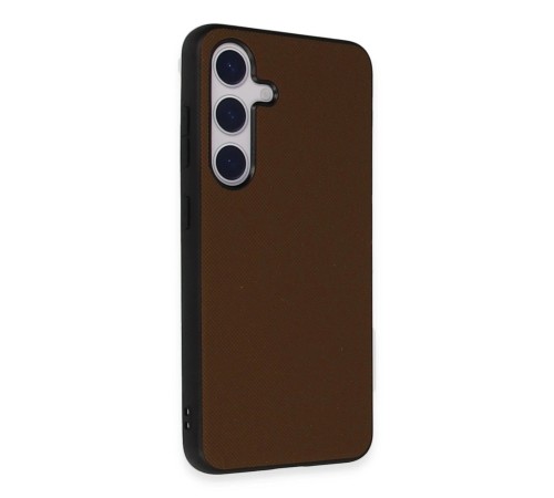 Samsung Galaxy S24 Kılıf Taft Kapak - Kahverengi