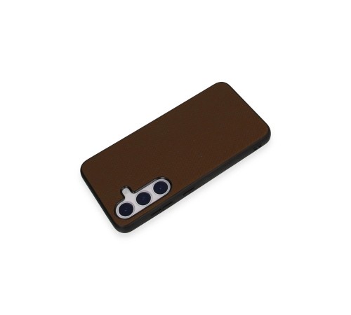 Samsung Galaxy S24 Kılıf Taft Kapak - Kahverengi