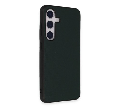 Samsung Galaxy S24 Kılıf Taft Kapak - Koyu Yeşil
