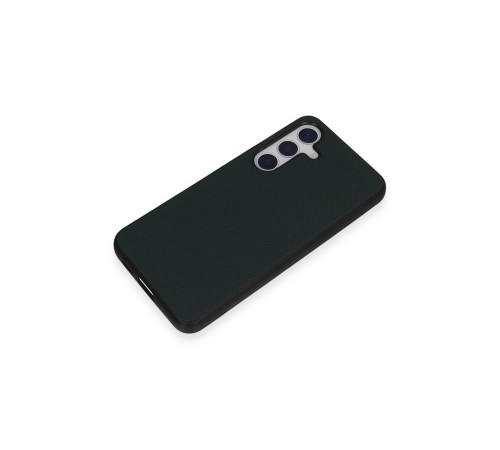 Samsung Galaxy S24 Kılıf Taft Kapak - Koyu Yeşil