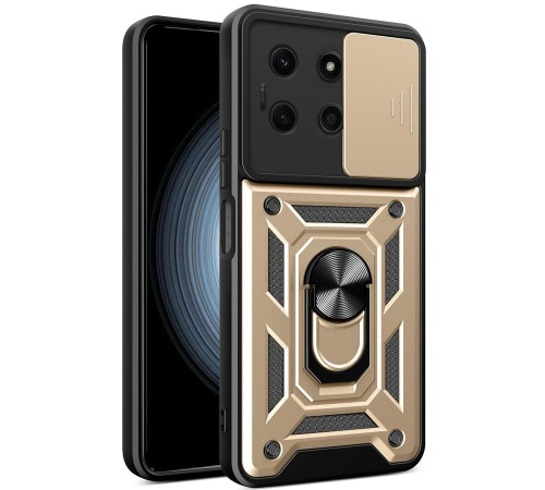 İnfinix Note 30 Kılıf Pars Lens Yüzüklü Silikon - Gold İnfinix Note 30 Kılıf Pars Lens Yüzüklü Silikon - Gold