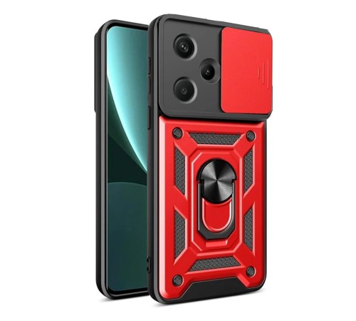Xiaomi Redmi Note 13 Pro Plus Kılıf Pars Lens Yüzüklü Silikon - Kırmızı Xiaomi Redmi Note 13 Pro Plus Kılıf Pars Lens Yüzüklü Silikon - Kırmızı