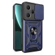 Xiaomi Redmi Note 13 Pro Plus Kılıf Pars Lens Yüzüklü Silikon - Lacivert