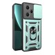 Xiaomi Redmi Note 13 Pro Plus Kılıf Pars Lens Yüzüklü Silikon - Yeşil
