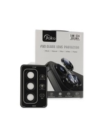 Samsung Galaxy S24 PVD Metal Kamera Lens - Siyah