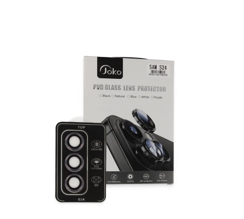 Samsung Galaxy S24 PVD Metal Kamera Lens - Derin Mor Samsung Galaxy S24 PVD Metal Kamera Lens - Derin Mor