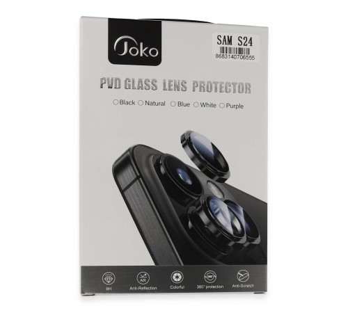 Samsung Galaxy S24 PVD Metal Kamera Lens - Derin Mor Samsung Galaxy S24 PVD Metal Kamera Lens - Derin Mor