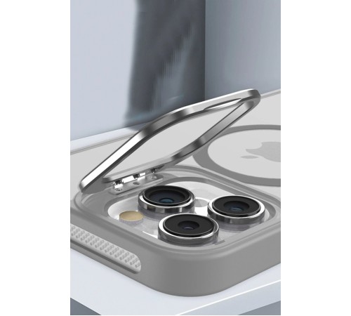 iPhone 15 Plus Flet Lens Magsafe Kapak - Turuncu iPhone 15 Plus Flet Lens Magsafe Kapak - Turuncu