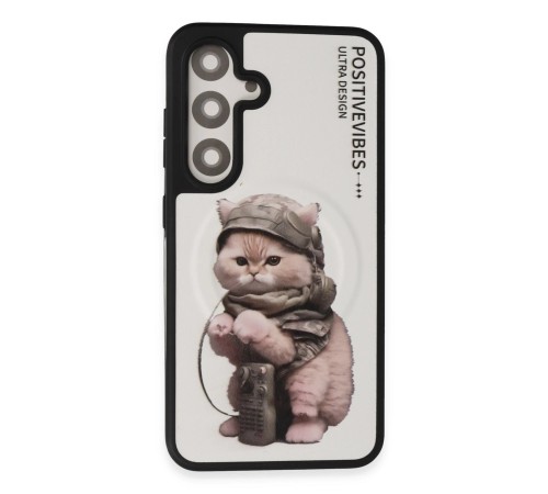 Samsung Galaxy S24 Plus Fun Magsafe Kapak - Beyaz Samsung Galaxy S24 Plus Fun Magsafe Kapak - Beyaz