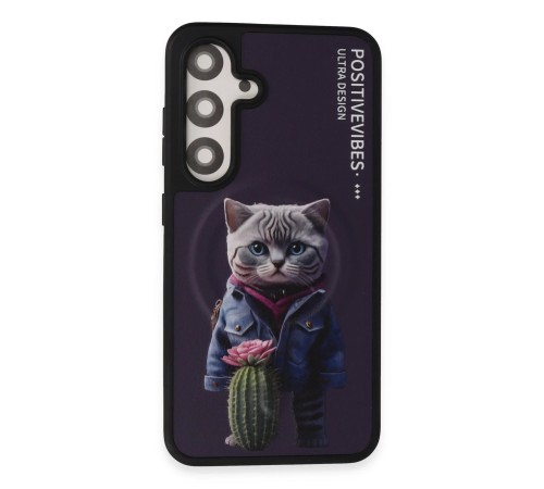 Samsung Galaxy S24 Plus Fun Magsafe Kapak - Derin Mor