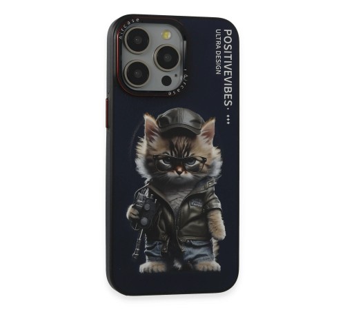 iPhone 13 Pro Max Fun Magsafe Kapak - Lacivert iPhone 13 Pro Max Fun Magsafe Kapak - Lacivert