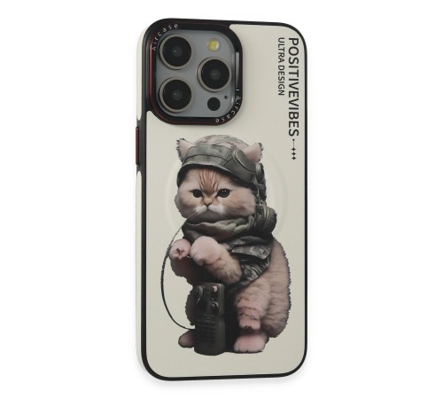 iPhone 13 Pro Max Fun Magsafe Kapak - Beyaz iPhone 13 Pro Max Fun Magsafe Kapak - Beyaz