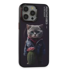 iPhone 13 Pro Max Fun Magsafe Kapak - Derin Mor
