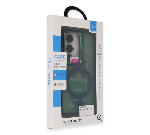 Samsung Galaxy S24 Plus Flet Lens Magsafe Kapak - Koyu Yeşil Samsung Galaxy S24 Plus Flet Lens Magsafe Kapak - Koyu Yeşil