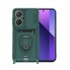 Xiaomi Redmi Note 13 Pro Plus Kılıf Zuma Kartvizitli Yüzüklü Silikon - Yeşil