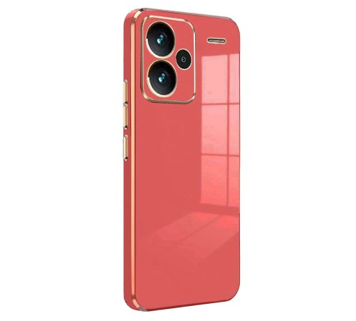 Xiaomi Redmi Note 13 Pro Plus Kılıf Volet Silikon - Kırmızı Xiaomi Redmi Note 13 Pro Plus Kılıf Volet Silikon - Kırmızı