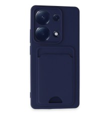Xiaomi Redmi Note 13 Pro 4G Kılıf Kelvin Kartvizitli Silikon - Lacivert