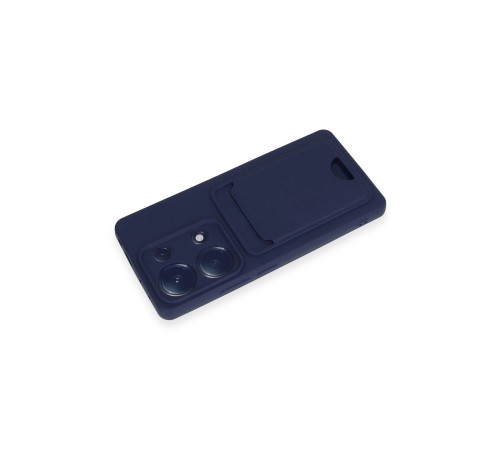 Xiaomi Redmi Note 13 Pro 4G Kılıf Kelvin Kartvizitli Silikon - Lacivert Xiaomi Redmi Note 13 Pro 4G Kılıf Kelvin Kartvizitli Silikon - Lacivert