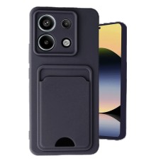 Xiaomi Redmi Note 13 Pro 5G Kılıf Kelvin Kartvizitli Silikon - Siyah