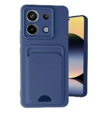 Xiaomi Redmi Note 13 Pro 5G Kılıf Kelvin Kartvizitli Silikon - Lacivert