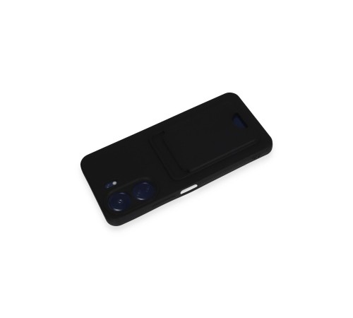 Xiaomi Redmi 13C Kılıf Kelvin Kartvizitli Silikon - Siyah Xiaomi Redmi 13C Kılıf Kelvin Kartvizitli Silikon - Siyah