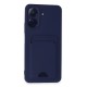 Xiaomi Redmi 13C Kılıf Kelvin Kartvizitli Silikon - Lacivert