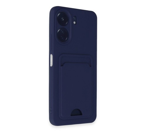 Xiaomi Redmi 13C Kılıf Kelvin Kartvizitli Silikon - Lacivert Xiaomi Redmi 13C Kılıf Kelvin Kartvizitli Silikon - Lacivert